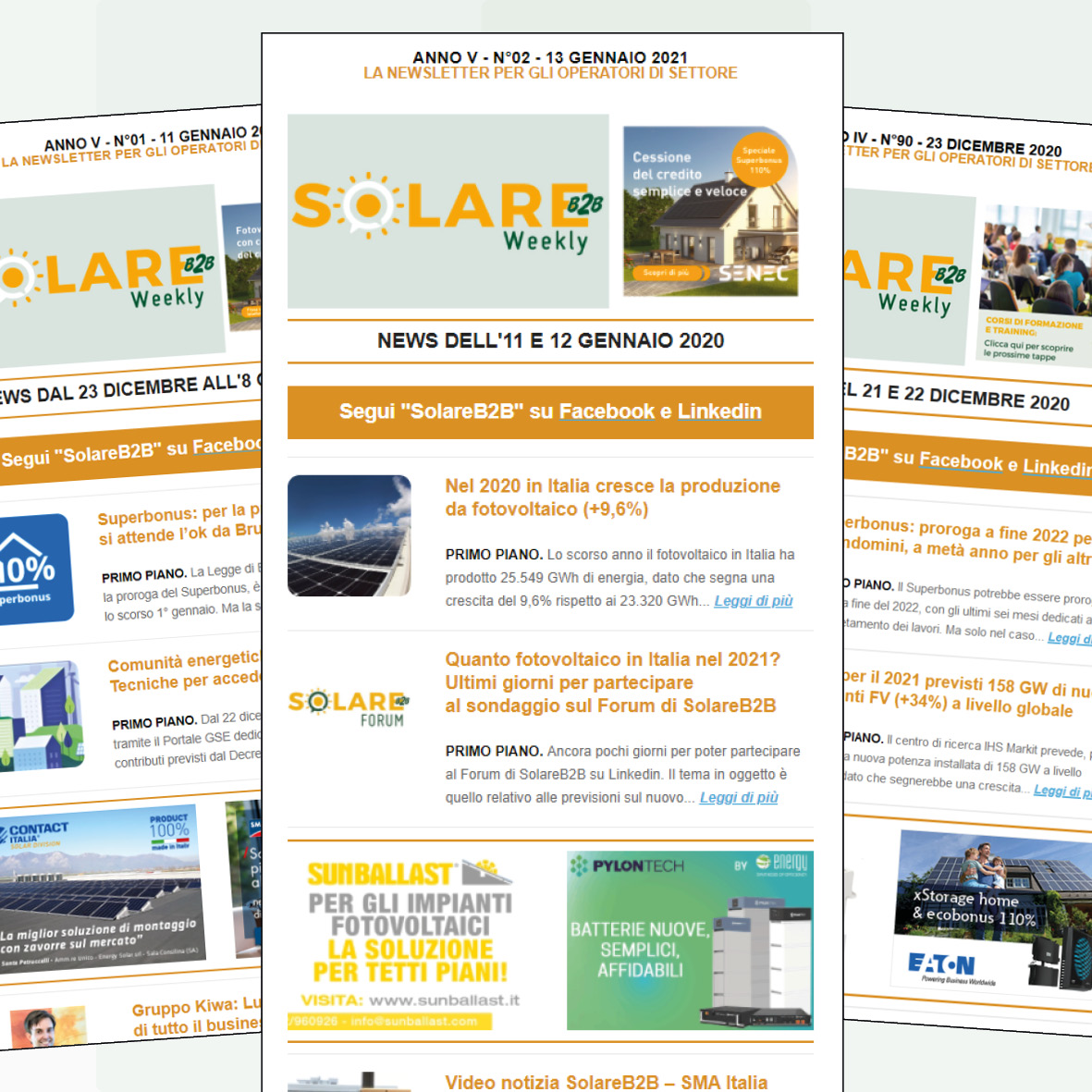 SolareB2B Weekly: Le Ultime Notizie Dal Mercato Del Fotovoltaico